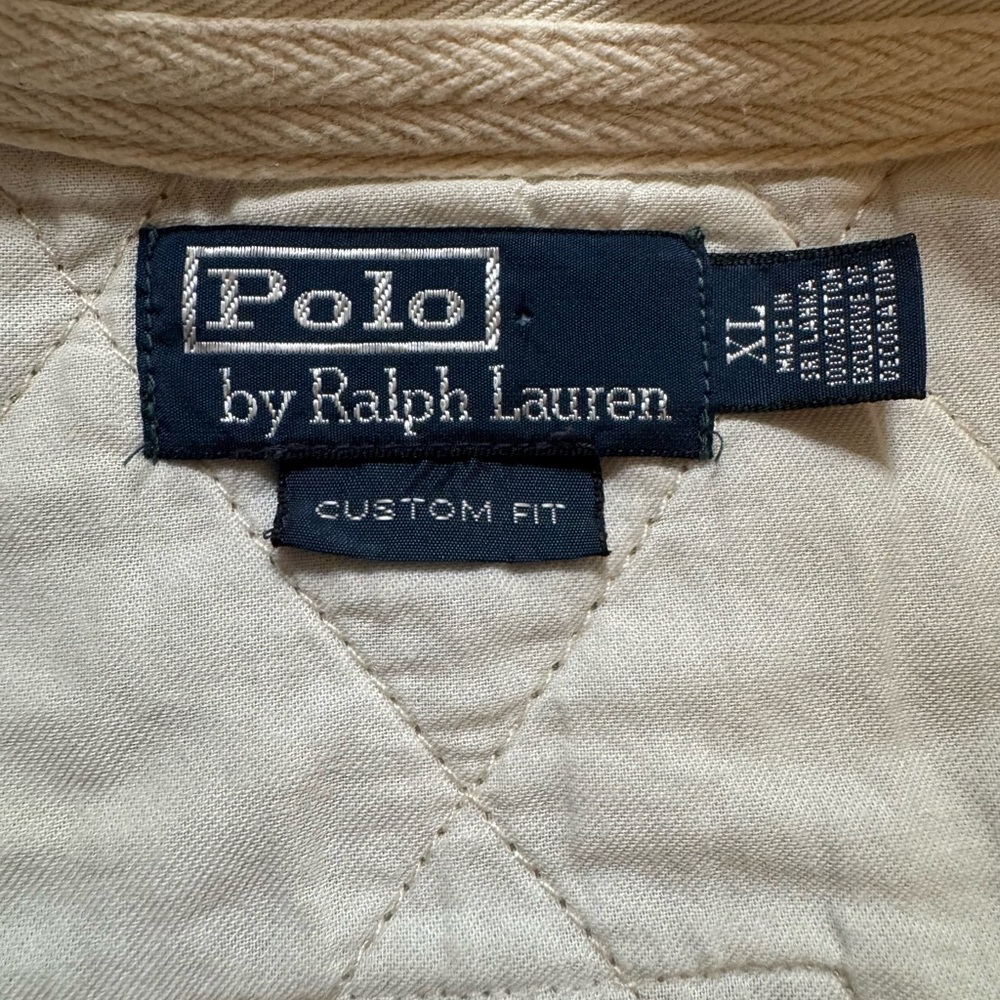 Polo by Ralph Lauren Green and Orange Rugby Shirt - Picture 8 of 8